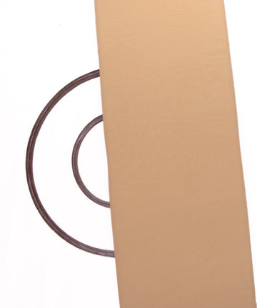 Beige Colour Plain Faux Georgette Fabric